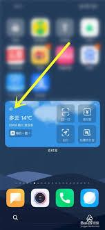 支付宝桌面小组件样式如何更改
