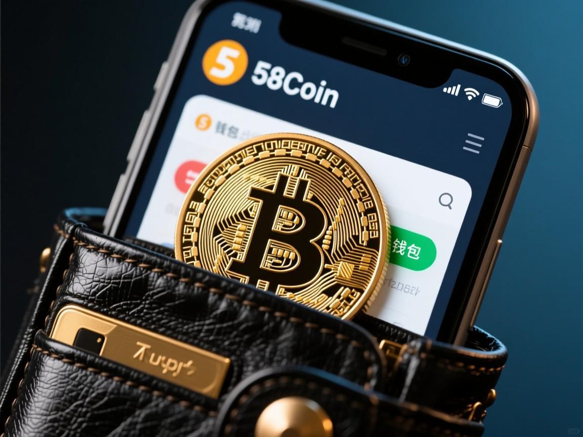 在58Coin上买的比特币怎么到比特币钱包啊