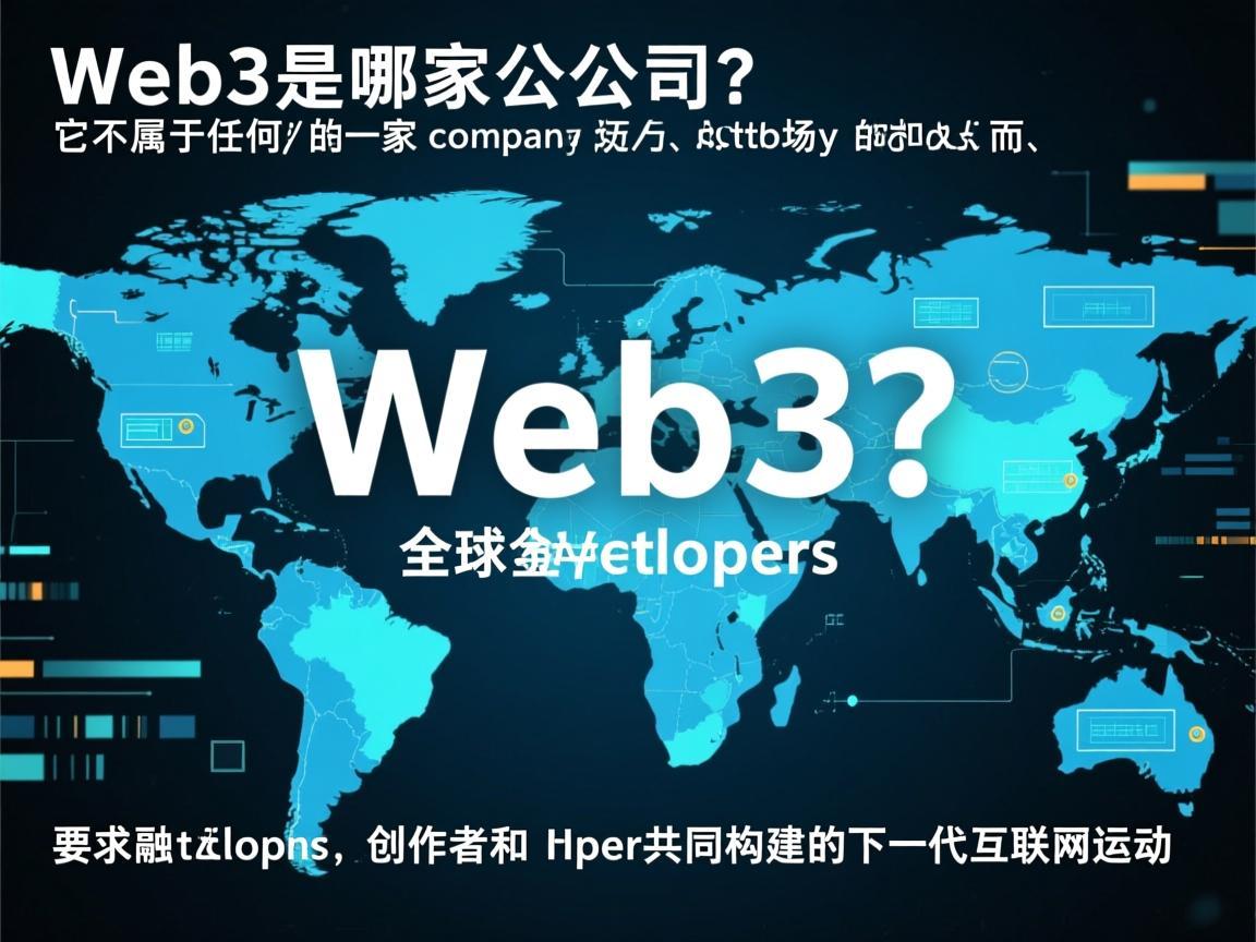 Web3是哪家公司的 它不属于任何一家公司，而是一场由全球开发者、创作者和用户共同构建的下一代互联网运动