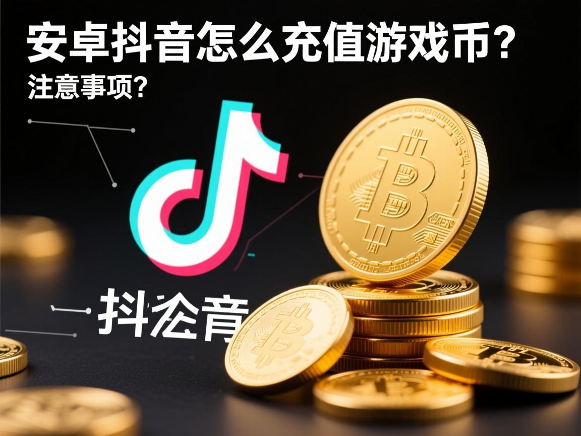 安卓抖音怎么充值游戏币 详细教程与注意事项