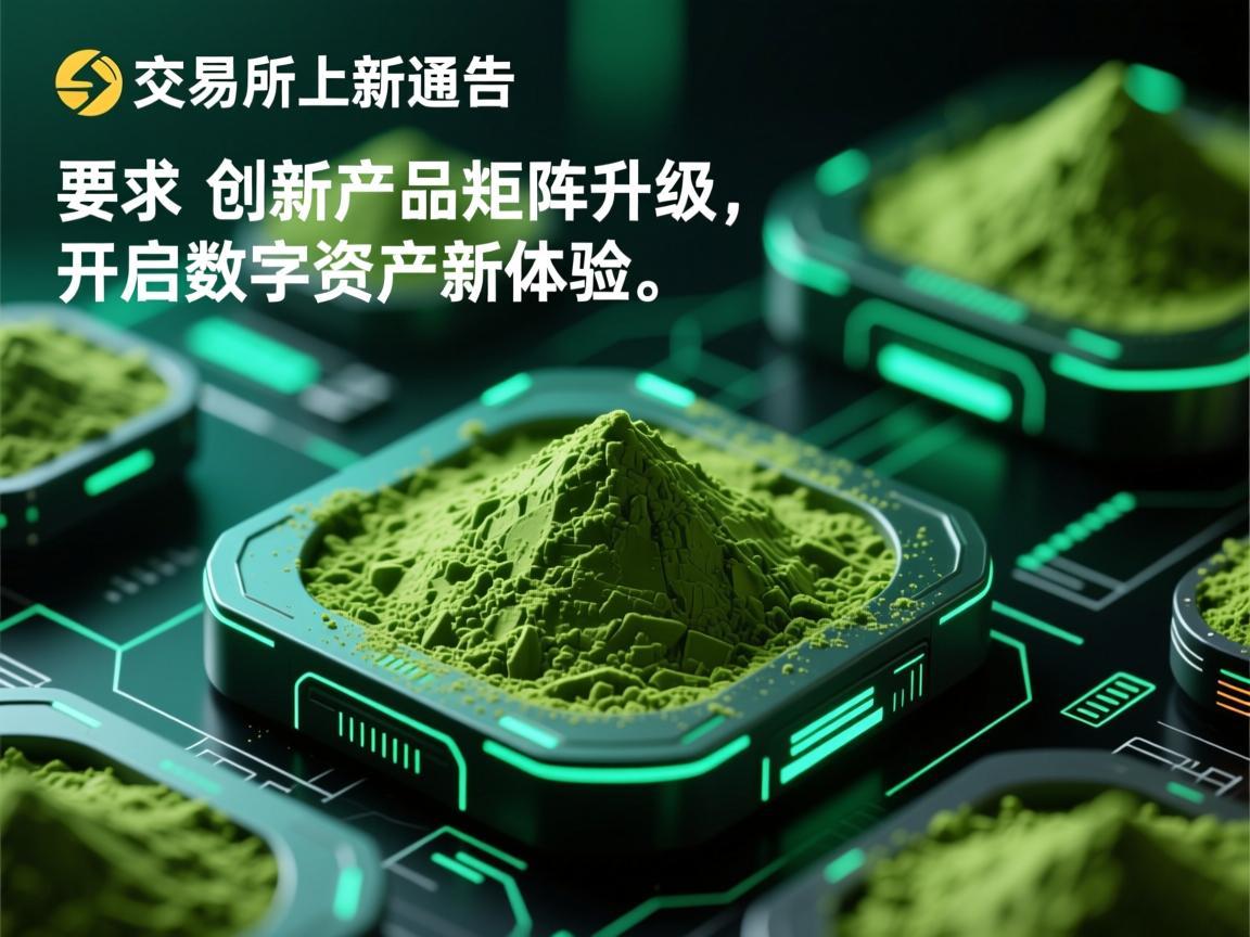 抹茶交易所上新通告，创新产品矩阵升级，开启数字资产新体验