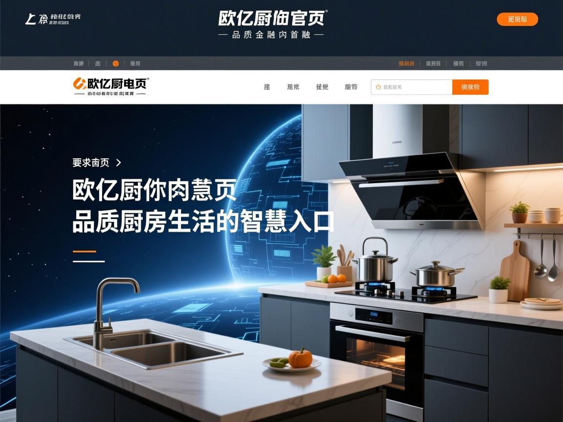 欧亿厨电官网首页，品质厨房生活的智慧入口