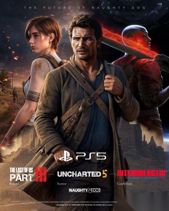 曝顽皮狗多个项目进行中!博主夸光头女主新作最有潜力