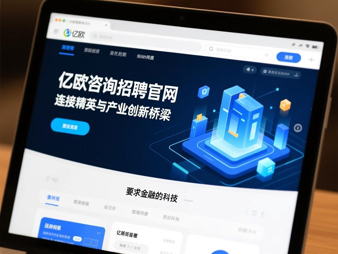 亿欧咨询招聘官网，连接精英与产业创新的桥梁