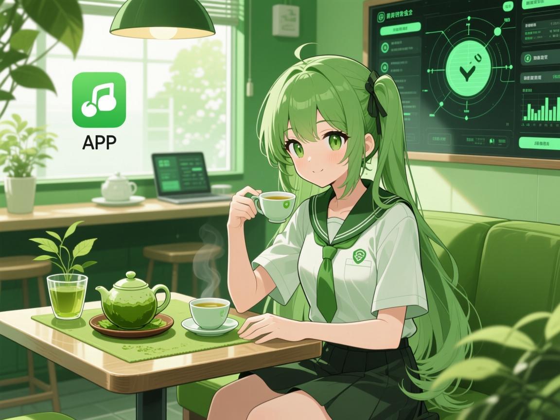 当抹茶绿遇上二次元，这类APP如何成为年轻人的精神茶室