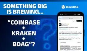 泄露的 Coinbase 和 Kraken 上市传闻推动 BlockDAG 预售金额超过 4.33 亿美元，使其成为今日最佳加密货币。