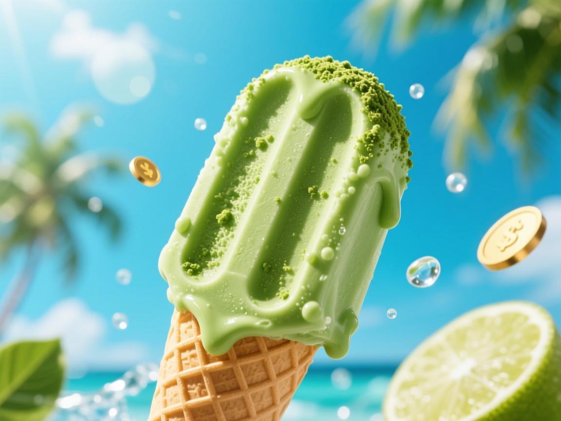 抹茶雪糕海报素材app，解锁夏日清凉的视觉灵感