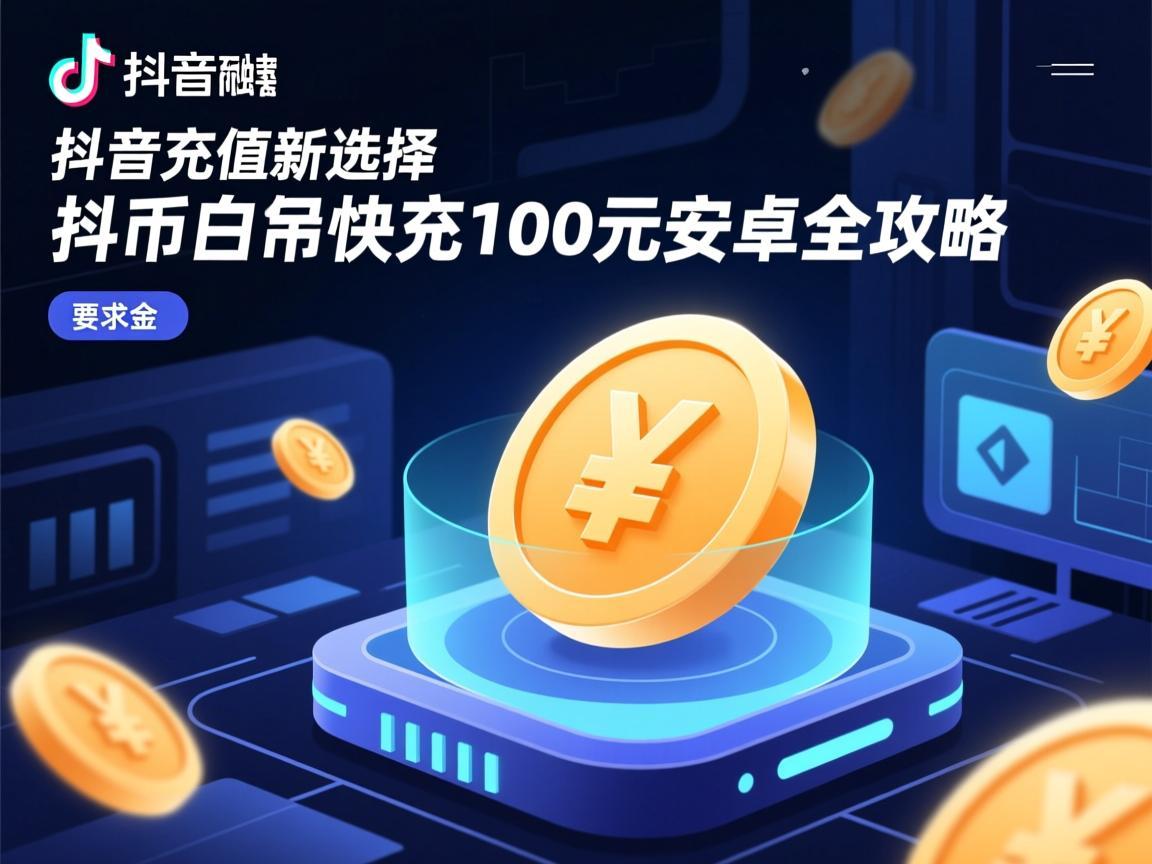 抖音充值新选择，抖币白条快充100元安卓全攻略