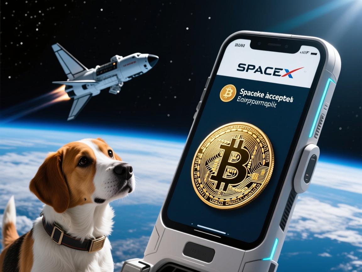 SpaceX接受狗狗币支付，加密货币走向太空的里程碑事件