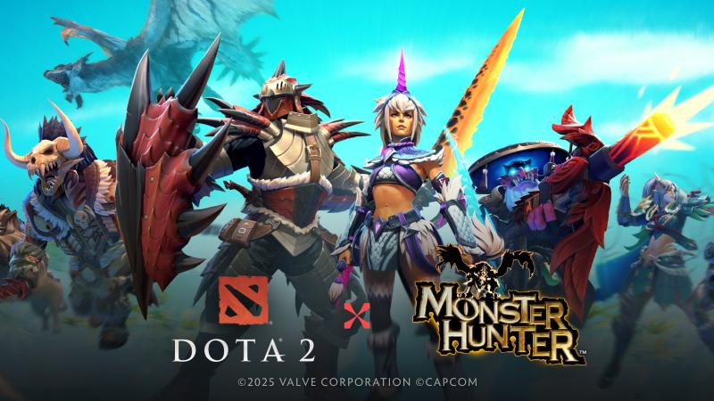 DOTA2 联动怪物猎人 全新套装、宠物、狩猎活动、打造系统