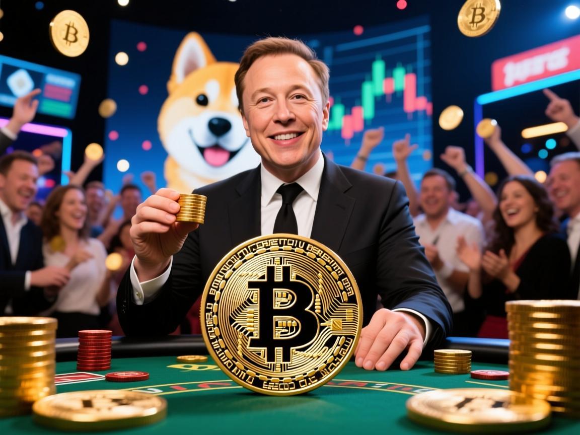 马斯克的五亿狗狗币，一场加密世界的豪赌与狂欢