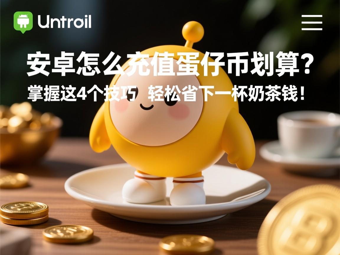 安卓怎么充值蛋仔币划算 掌握这4个技巧，轻松省下一杯奶茶钱！