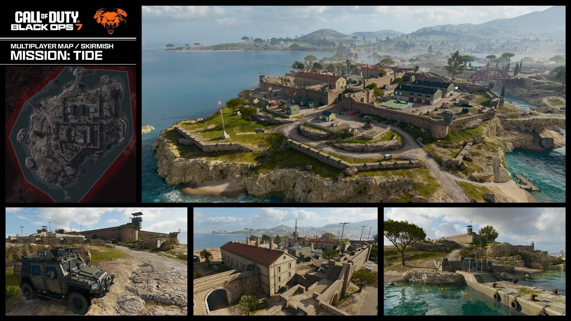 使命召唤黑色行动7任务潮汐地图点位