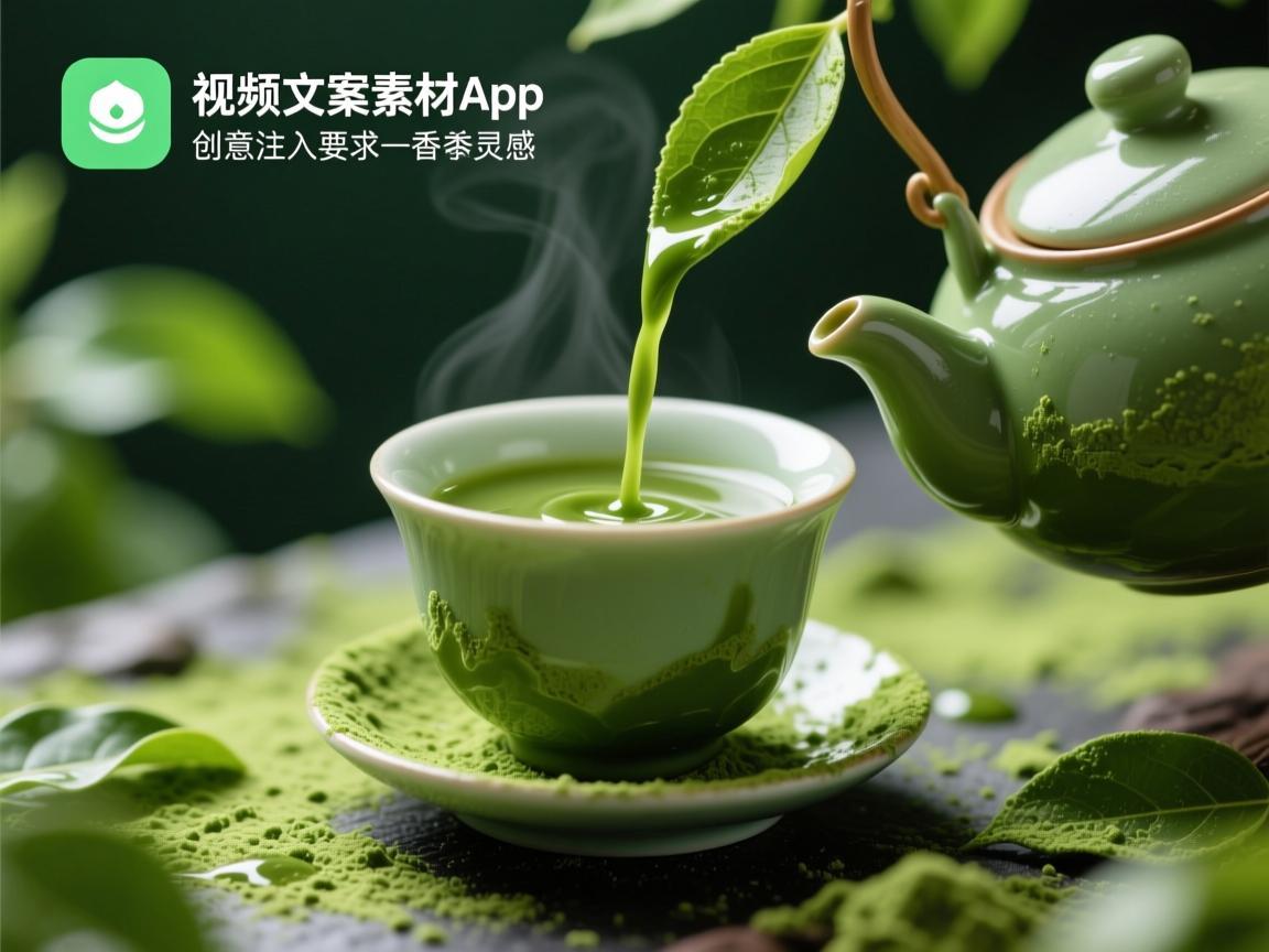 抹茶视频文案素材app，为创意注入茶香灵感