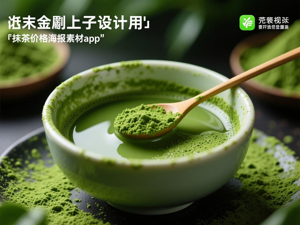 当抹茶遇上设计，用「抹茶价格海报素材app」打造视觉盛宴