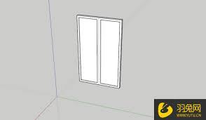 草图大师如何绘画窗户