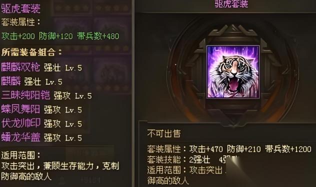 极驱虎套装终极攻略 后期最强装备合成与实战指南