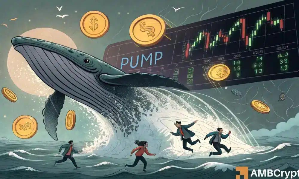 PUMP 股价下跌 30%，一名价值 630 万美元的大户退出——这是转折点吗