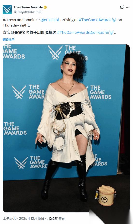 Erika Ishii红毯持限定爆米花桶亮相引爆网络热议