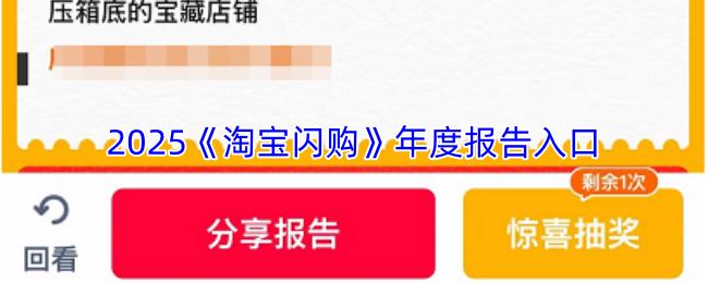 2025 淘宝闪购 年度报告入口