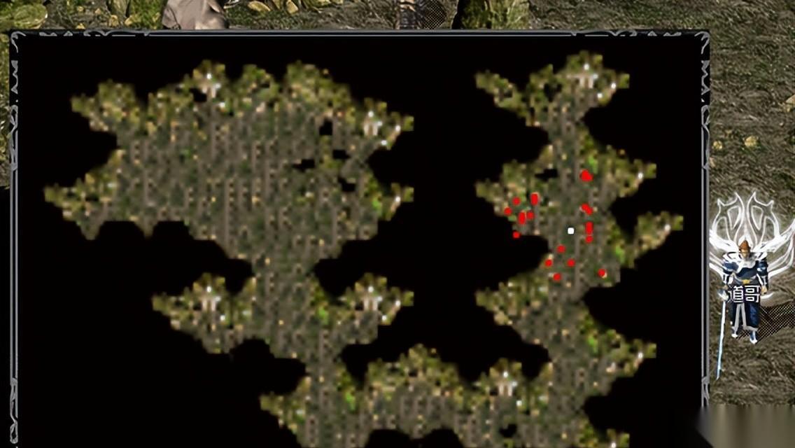 热血传奇 封魔谷隐藏极深的小地图，很难进入，堪称练级秘密基地