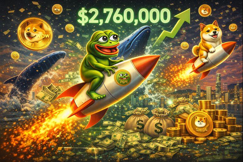 2026迷因幣狂歡再起：巨鯨800萬美元重倉佈局 未實現收益突破276萬美元深度解析