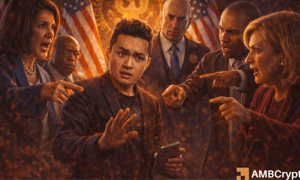 民主党人援引孙宇晨的案例，表达了对加密货币“付费游戏”的担忧。