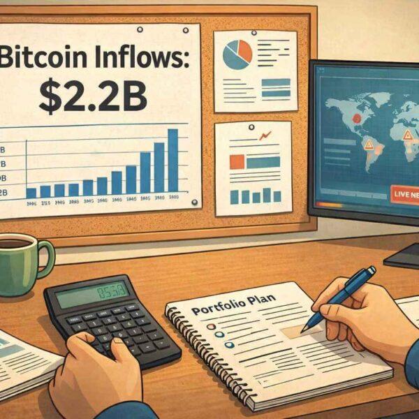 比特币ETF需求强劲，成交量达22亿美元