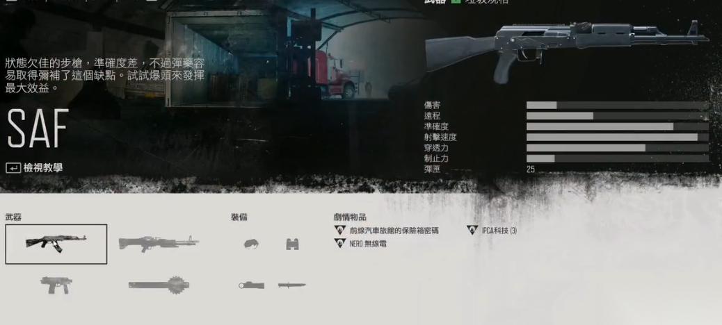 往日不再saf突击步枪在哪