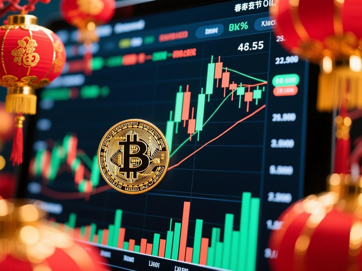 春节期间比特币价格走势，波动中的节日情绪与市场逻辑