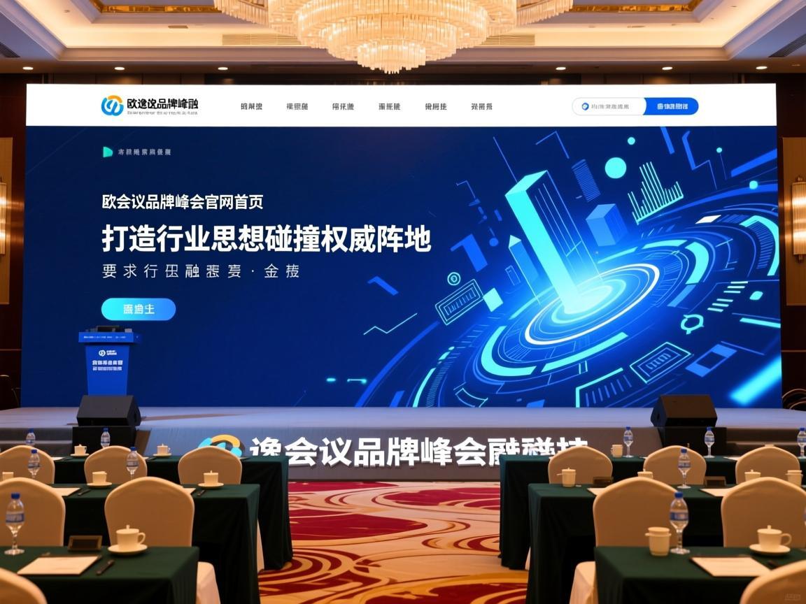 欧逸会议品牌峰会官网首页，打造行业思想碰撞的权威阵地