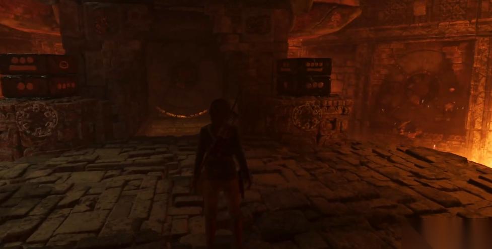 古墓丽影暗影两根石柱怎么过