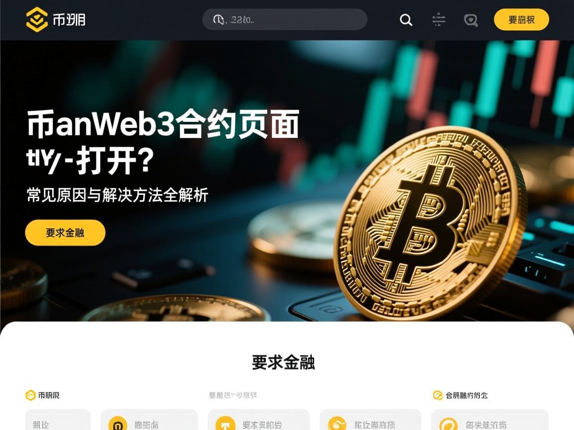 币安Web3合约页面打不开 常见原因与解决方法全解析