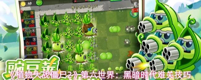 植物大战僵尸2 第六世界：黑暗时代难关技巧