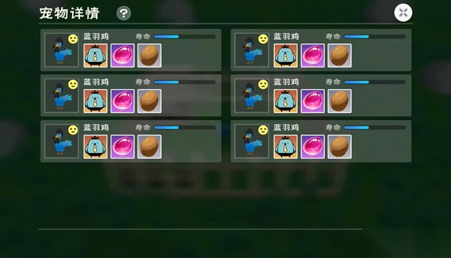 创造与魔法鸡吃什么