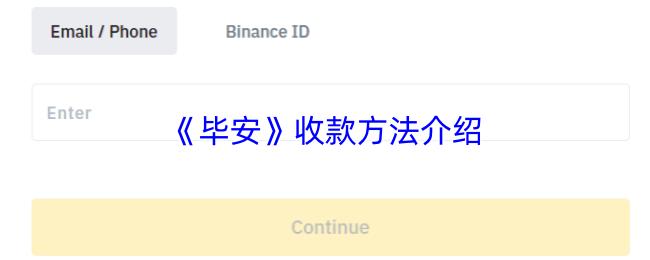 毕安 收款方法介绍