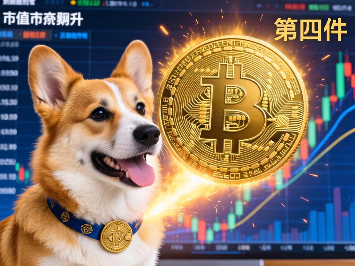 狗狗币市值飙升，跃居加密货币市场第四位