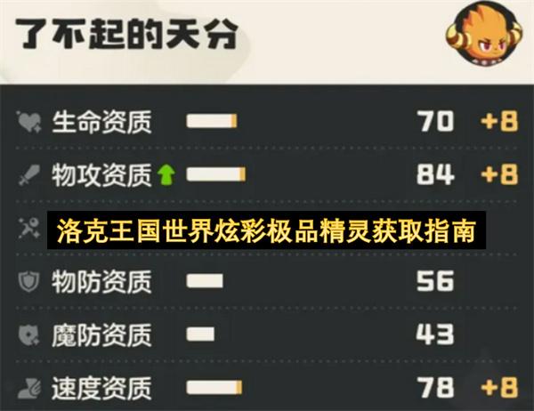 洛克王国世界炫彩极品精灵获取指南