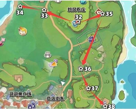 洛克王国世界聆风塔地眠枭之星全收集攻略 洛克王国世界聆风塔地眠枭之星在哪