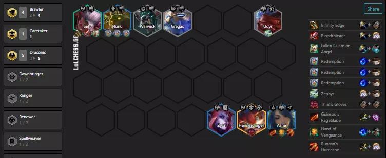 云顶之弈手游大头带什么装