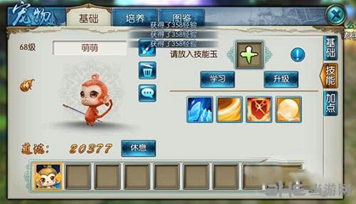 诛仙手游宠物学什么技能好-诛仙攻击系宠物适合什么技能