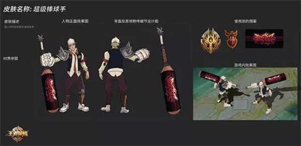 王者荣耀狂铁超级棒球手新皮肤爆料-花木兰同款运动皮肤