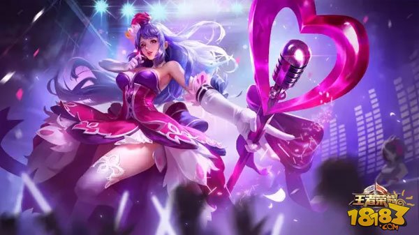 王者荣耀王昭君偶像歌手重做-新特效直接上天