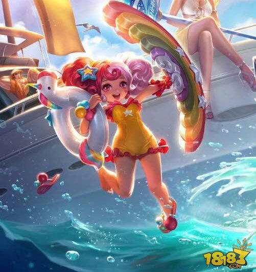 王者荣耀小乔新皮肤缤纷独角兽图片-缤纷独角兽高清图片