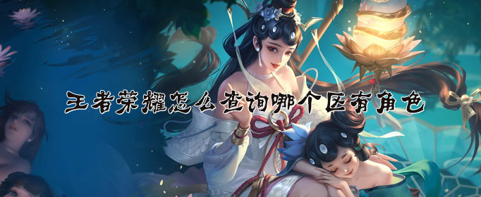 王者荣耀怎么查询哪个区有角色-王者荣耀查询角色方法