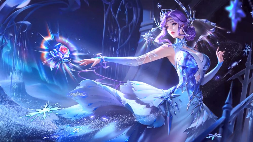 甄姬冰雪圆舞曲_甄姬冰雪圆舞曲皮肤重做